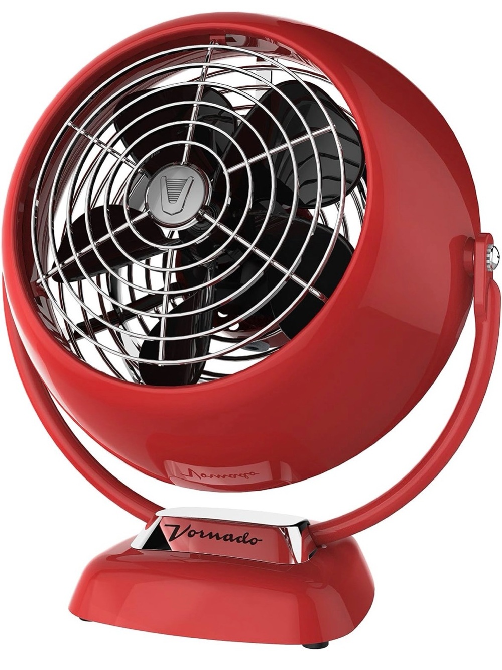 Vornado VFAN Jr. Vintage Air Circulator Fan in Red